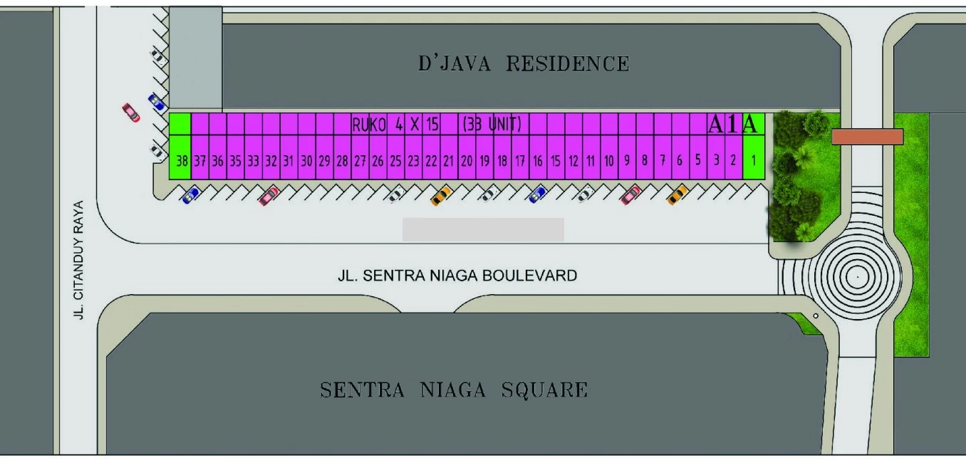 Site Plan Ruko D’Java
